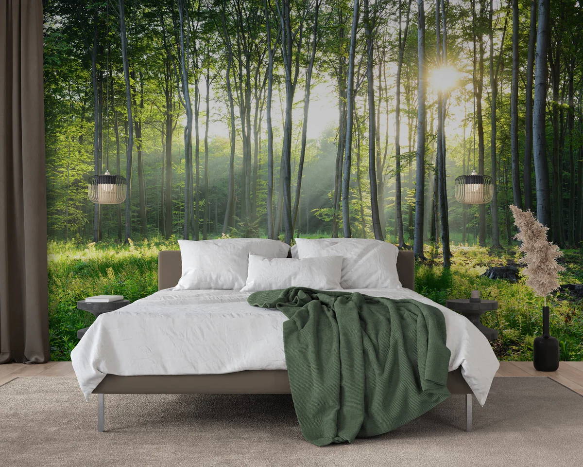 Papier peint pour tête de lit : 7 inspirations pour l’adopter