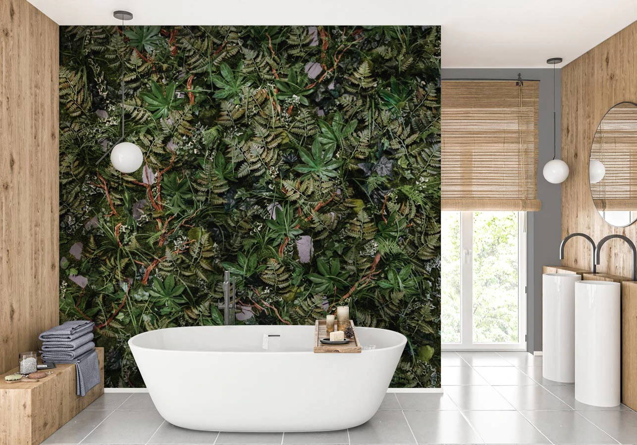 Comment adopter le papier peint panoramique dans sa salle de bain ?