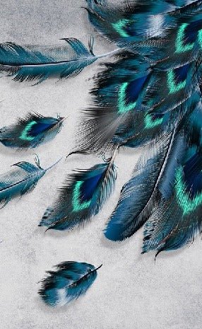 Flying Peacock wallpaper
