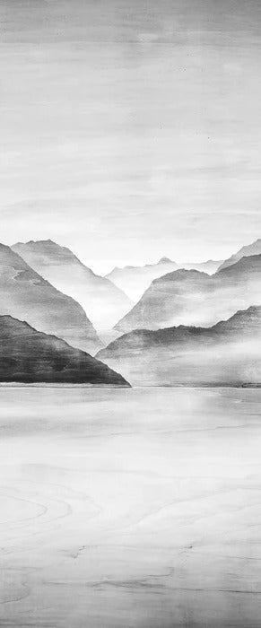 Silver Peaks Wallpaper | Les Bleus du Lac®