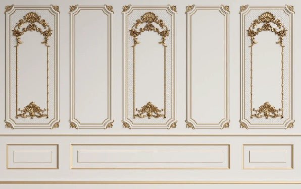 Trompe l'oeil wallpaper Haussmanien Paris