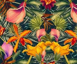 Orange Tropical wallpaper