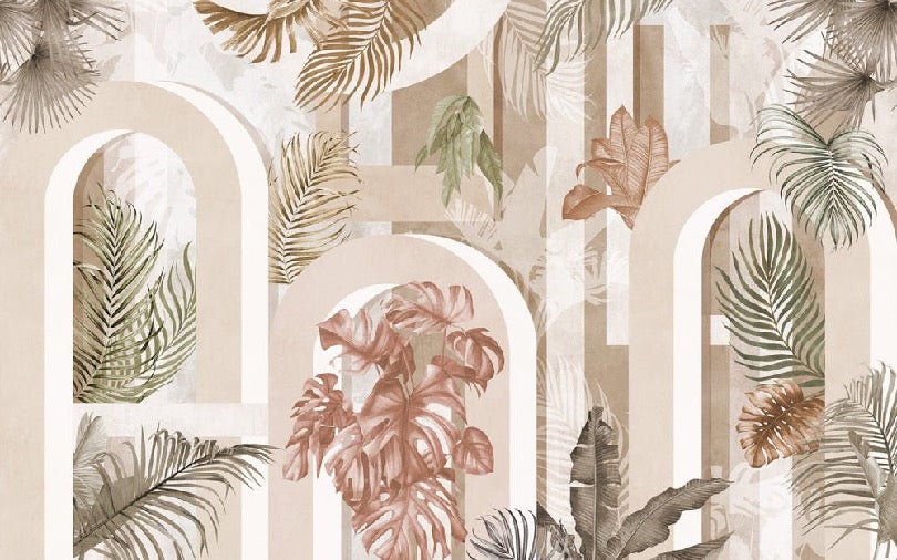 Sepia arch pattern wallpaper