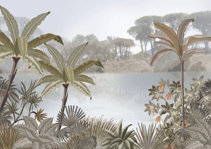 Papier peint sur mesure Jungle tendance peinture, XXL, tendance