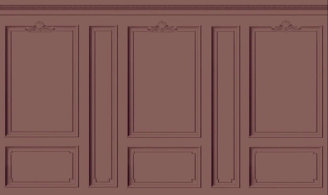 Haussmannian Hacienda trompe l'oeil wallpaper