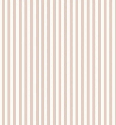 Retro beige stripe toilet wallpaper
