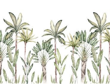 Tropical watercolor wallpaper