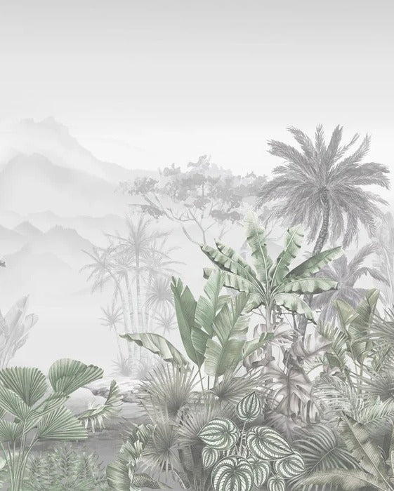 Green tropical trend wallpaper