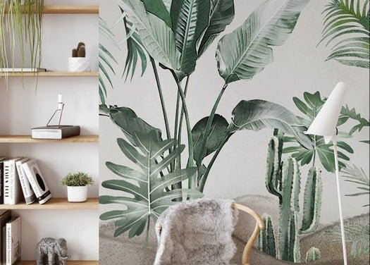 Papier peint tendance tropicale oiseau du paradis, XXL, tendance