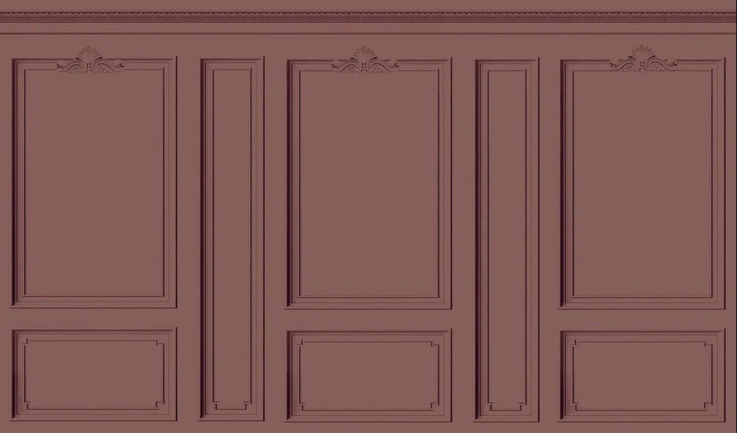 Haussmannian Hacienda trompe l'oeil wallpaper