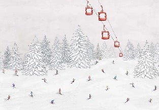 Colorful gondola wallpaper