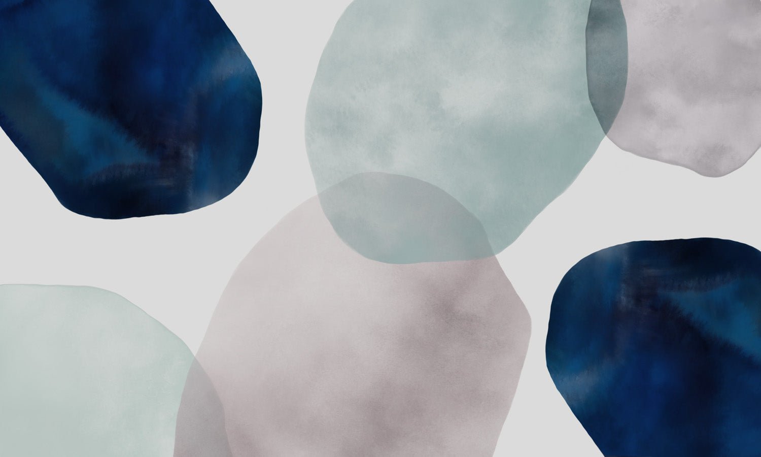 Papier peint toilette cercle abstrait watercolor, mural concept, tendance