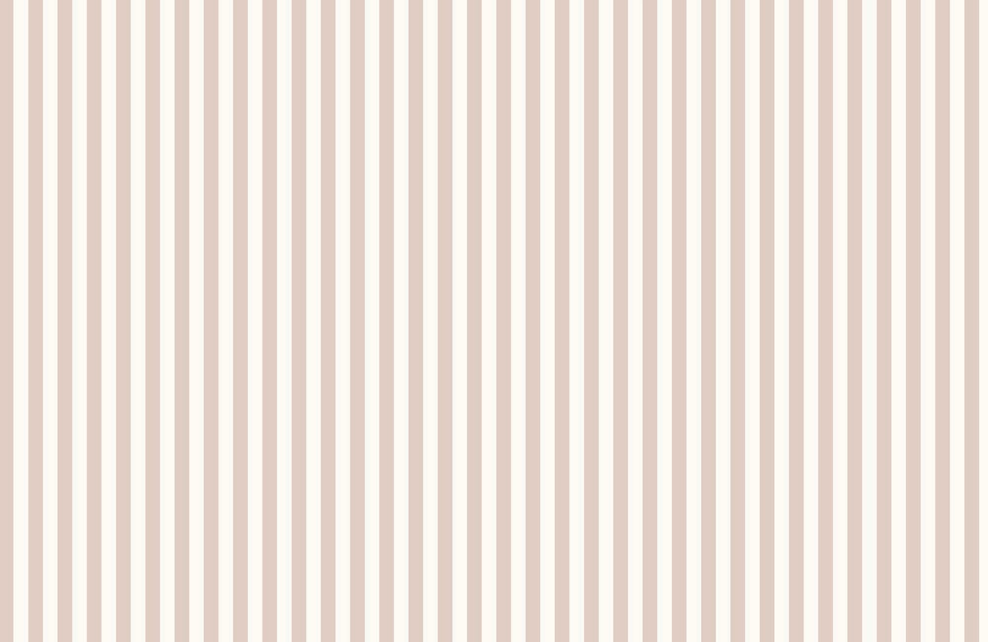 Papier peint salle de bain rayure rétro beige, XXL, tendance