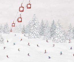 Colorful gondola wallpaper