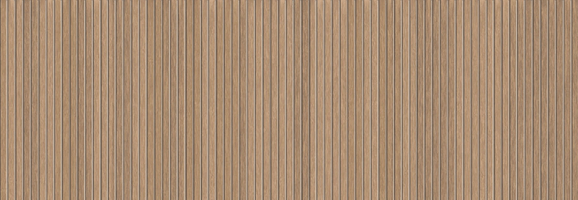 Oak wood slat wallpaper with beige background effect