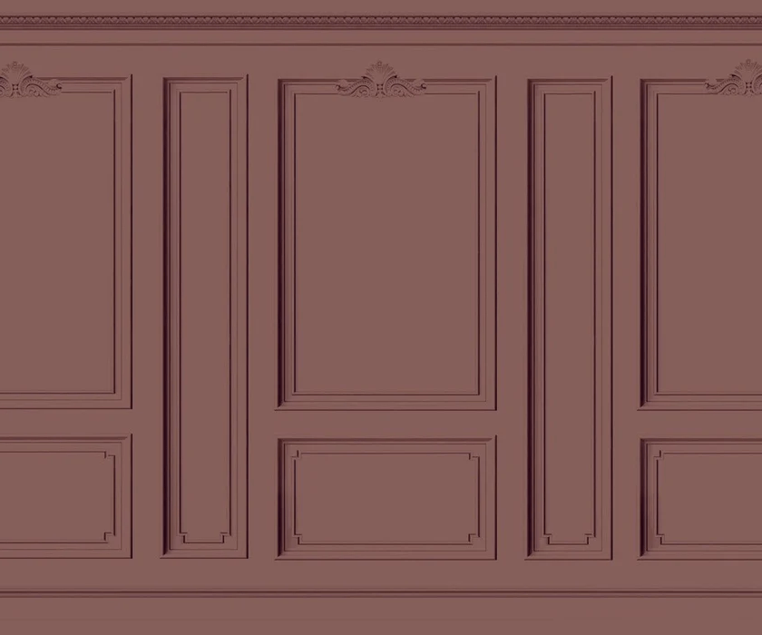 Haussmannian Hacienda trompe l'oeil wallpaper