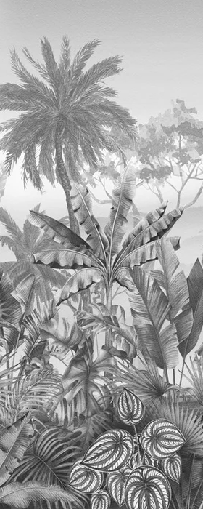 Tropical blue wallpaper