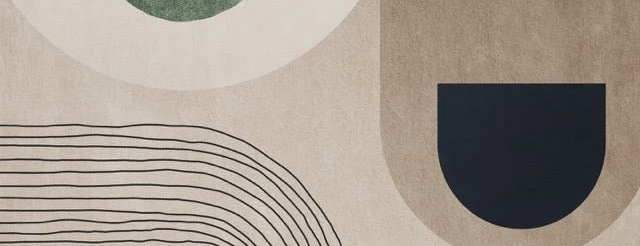 Geometric sketch arch wallpaper