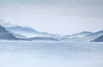 Papier peint Annecy | Les Bleus du Lac®, XXL, tendance