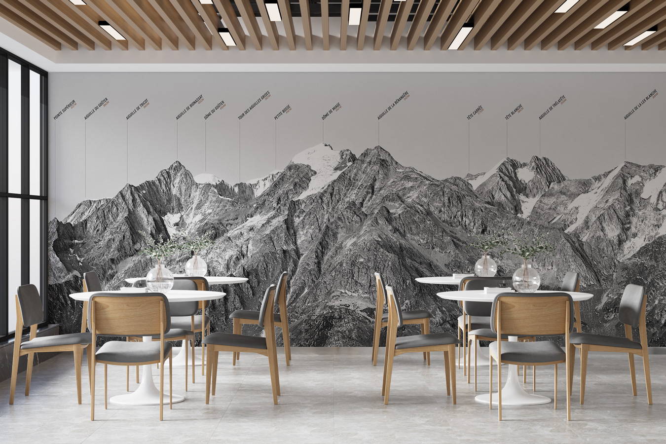 Papier peint montagne, une touche déco inspirante & tendance