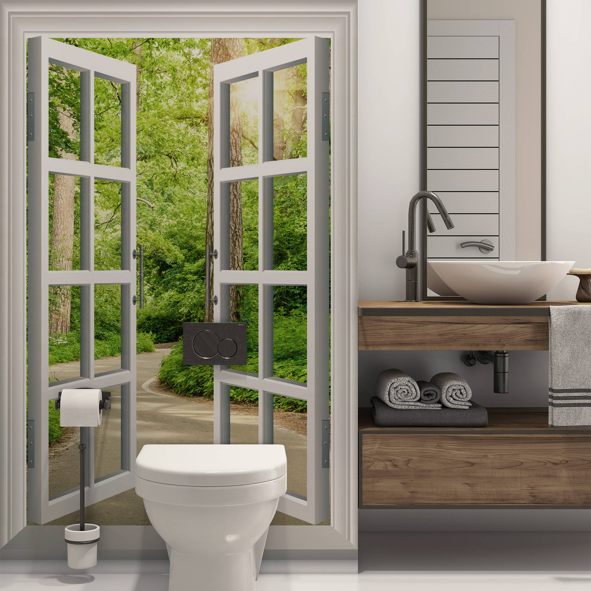 Papier peint WC : une tendance originale pour habiller vos toilettes