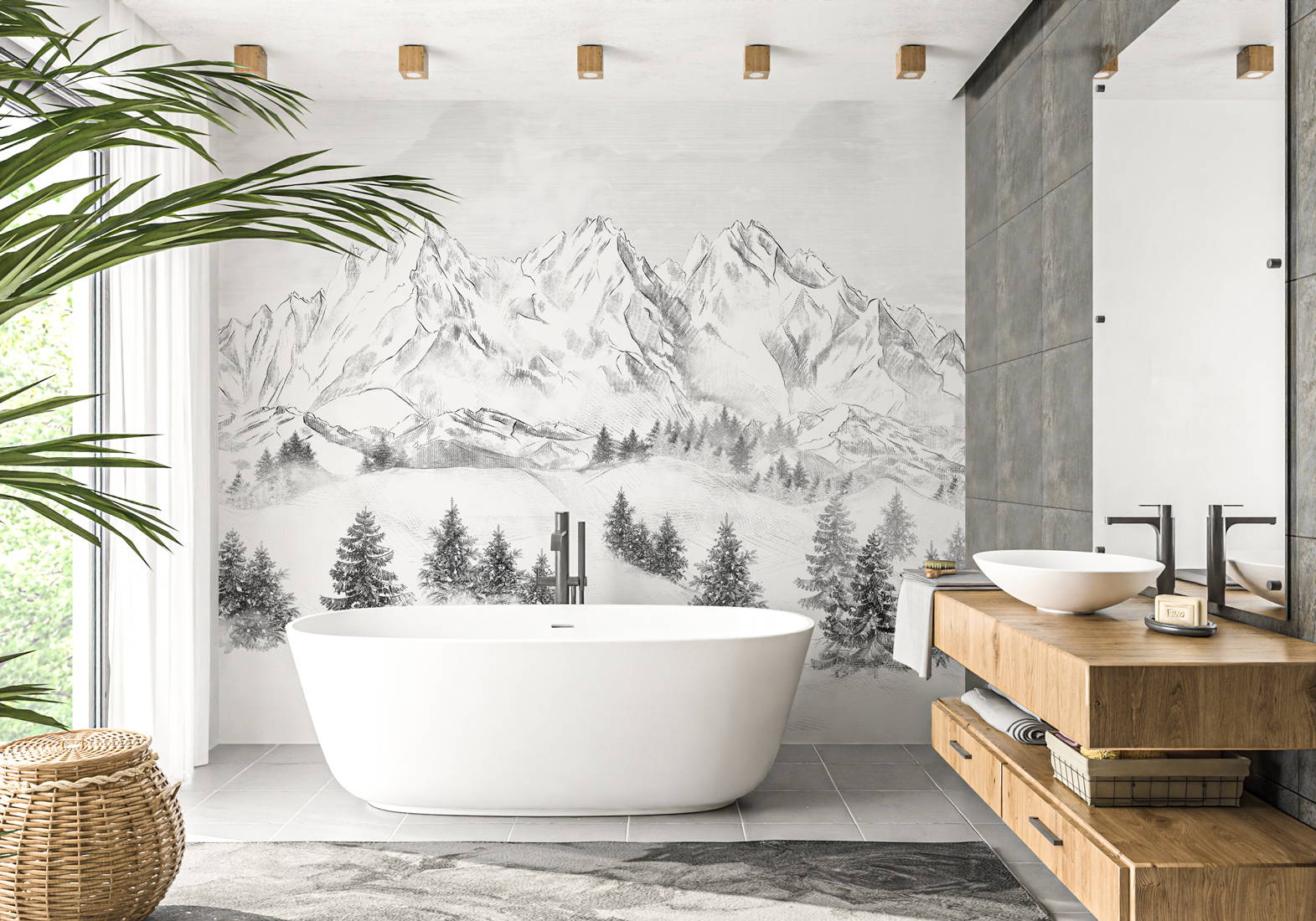 Réchauffez votre déco d’intérieur avec un papier peint panoramique