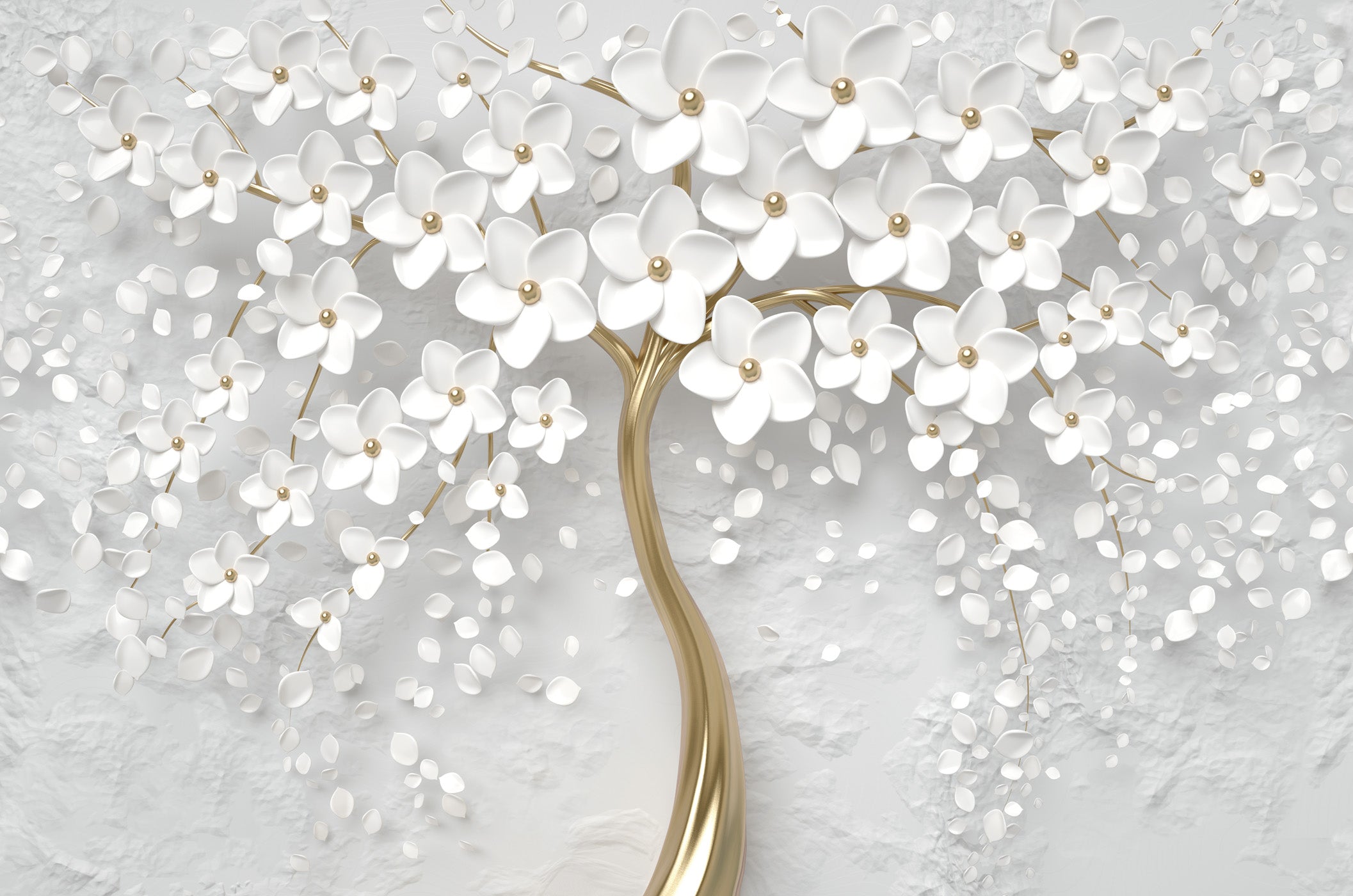 PAPIER PEINT TROMPE OEIL 3D SUR MESURE PERSPECTIVE WALLPAPER