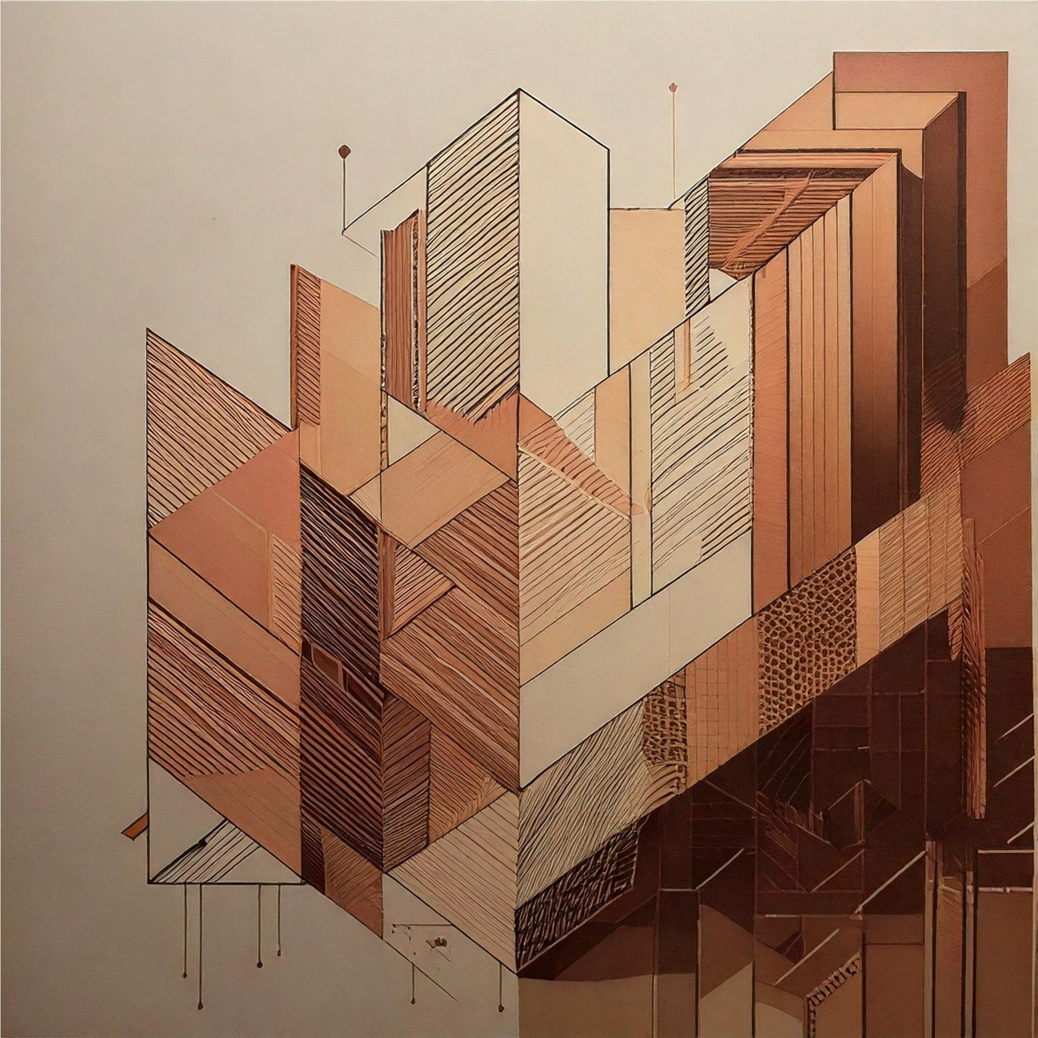 Papier peint tendance art déco