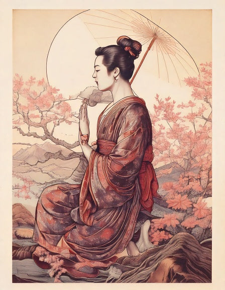 Papier peint Japandi - Muralconcept