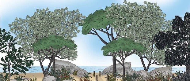 Landscape wallpaper France seaside