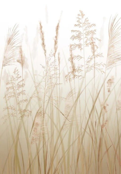 Wheat field flower wallpaper