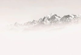 Misty morning wallpaper Mont Blanc