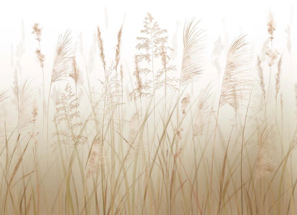 Wheat field flower wallpaper