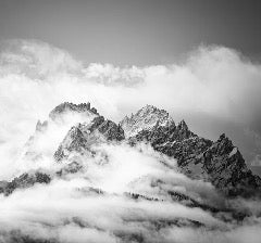 Dolomites peak panoramic wallpaper