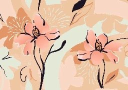 Papier peint yoga méditation fleur, XXL, tendance