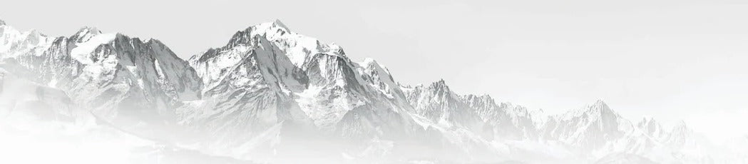 Mont Blanc in the mist black and white wallpaper