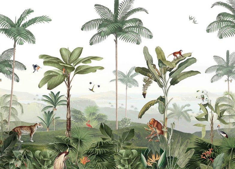 Tropical plain wallpaper