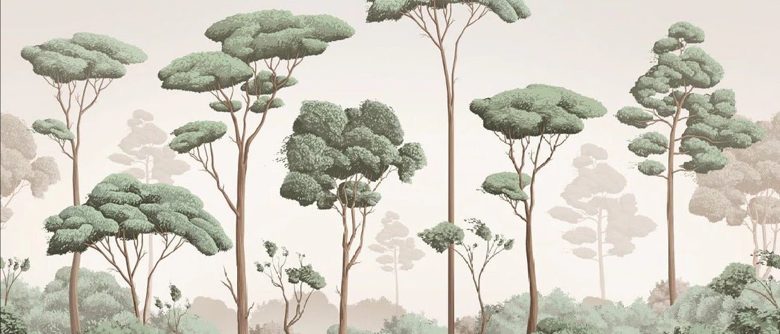 Light Breeze Pine Forest Wallpaper