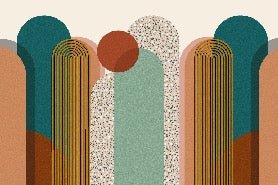 Trendy graphic art pop wallpaper