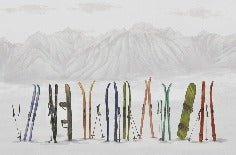 Ski wallpaper Courchevel