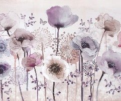 Fleur Parme wallpaper