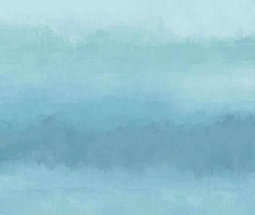 Panoramic blue gradient wallpaper