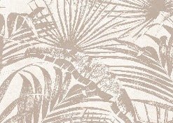 Monochrome jungle leaf wallpaper