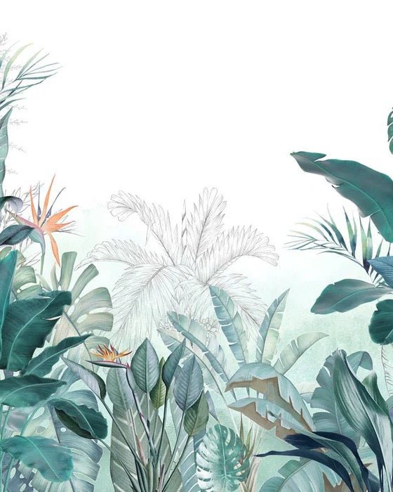 Quintessential tropical panoramic wallpaper