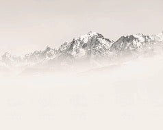 Mont Blanc in sepia mist wallpaper