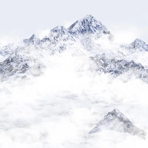 Mount Everest blue wallpaper