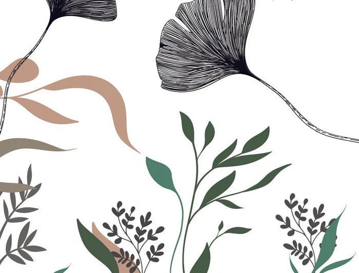 Floral artist ginkgo wallpaper