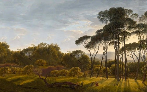 Italian historical landscape wallpaper