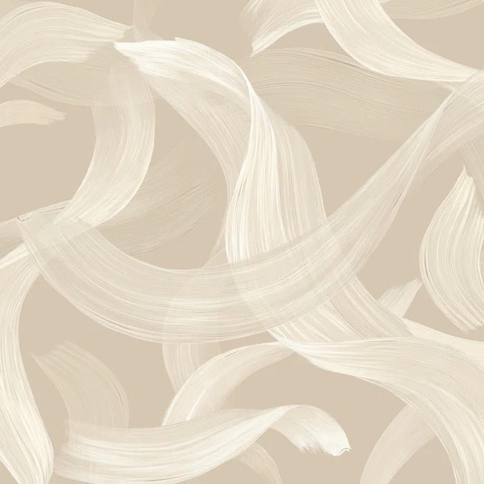 Contemporary wallpaper - Beige vibration