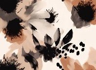 Papier peint fleur hypnotique, XXL, tendance